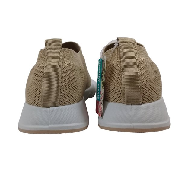 Tommy Bahama Women's NEW Slip On Textile Comfort Tan Sneakers Memory Foam - Picture 5 of 11